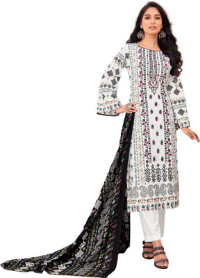 HouseOfCommon Pure Cotton Embroidered Salwar Suit Material