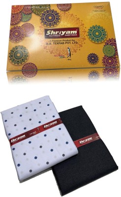 Shriyam Polycotton Printed Shirt & Trouser Fabric