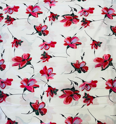HNJ Crepe Printed Kurta & Patiyala Material