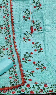Palsana Pure Cotton Self Design Salwar Suit Material