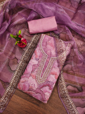 Kimisha Organza Embroidered Salwar Suit Material