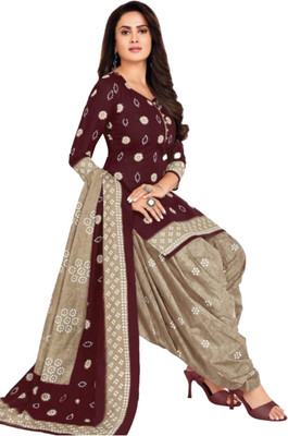 HouseOfCommon Crepe Printed Salwar Suit Material