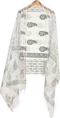 Hastkala Pure Cotton Floral Print Salwar Suit Material