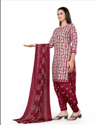 shyam enterprises Crepe Printed Salwar Suit Material