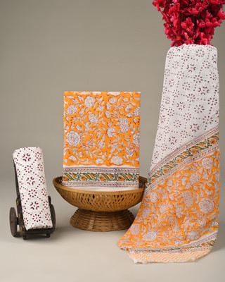 QADRI IMPEX Pure Cotton Printed Salwar Suit Material