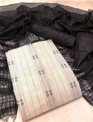KRUTAGNA CREATION Cotton Blend Self Design Kurta & Churidar Material