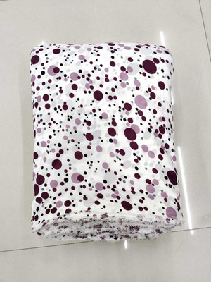 HIGHLANDING FASHION Crepe Polka Print Kurta Fabric