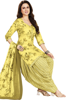 SHREE JEENMATA COLLECTION Printed Kurta, Patiala & Dupatta Set