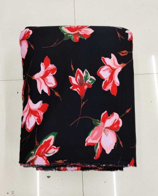 UNIQUE ENTERPRISE Crepe Solid, Printed Kurta Fabric