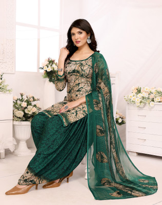 MAHAKLI CREATION Crepe Printed Salwar Suit Material