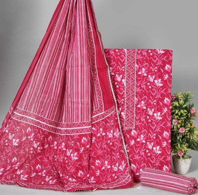 Hastkala Pure Cotton Printed Salwar Suit Material