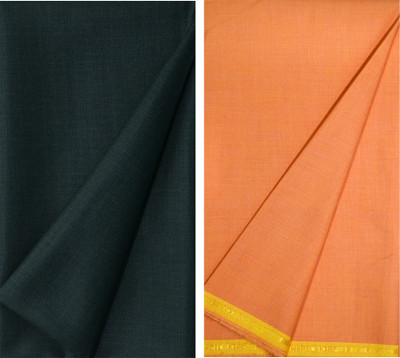 KUNDAN SULZ GWALIOR Polycotton Solid Shirt & Trouser Fabric