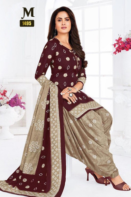THIRA Crepe Printed Salwar Suit Material