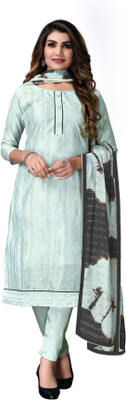 HERE&NOW Chanderi Printed Salwar Suit Material