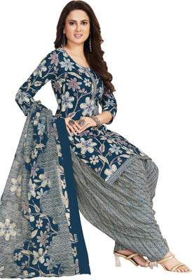 SHREE JEENMATA COLLECTION Printed Kurta, Patiala & Dupatta Set