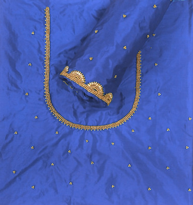 Kaf Art Silk Embellished Blouse Material