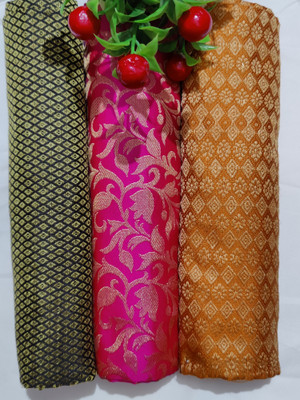 Bulwork Impex Brocade Self Design Blouse Material