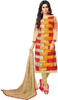 DRAVINAM Trends Viscose Rayon Printed Salwar Suit Material
