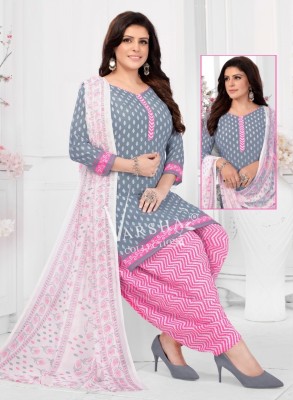 Surat Honeyfashion Crepe Printed Salwar Suit Material