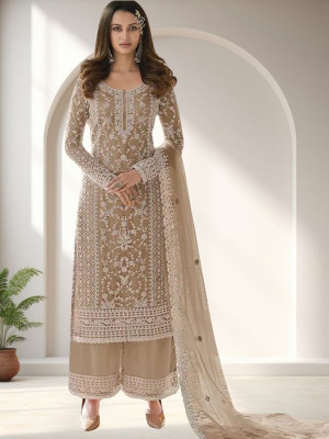 Dealbazaars Corporation Net/Lace Embroidered, Embellished Salwar Suit Material