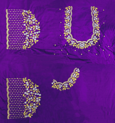 ORIGINEXCLUSIVE Art Silk Embroidered Blouse Material