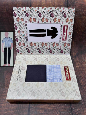 Shriyam Polycotton Checkered Shirt & Trouser Fabric