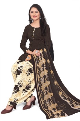 Stree Crepe Printed Salwar Suit Material