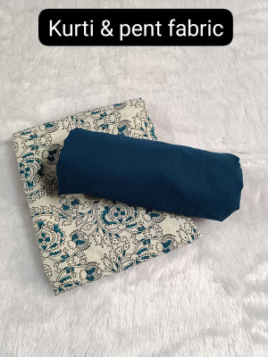 FAPINZ Crepe Printed Kurta & Churidar Material