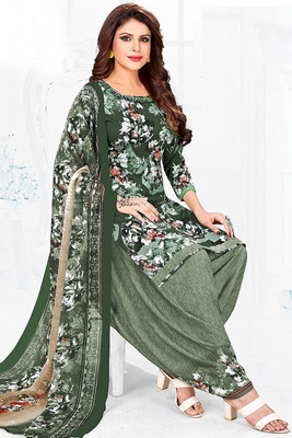 shyam enterprises Crepe Printed Salwar Suit Material