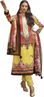 HouseOfCommon Pure Cotton Printed Salwar Suit Material