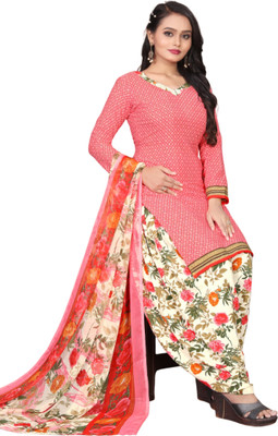 ANIRAV Crepe Printed Salwar Suit Material