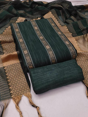 ALL IN ONE Cotton Silk Embroidered Kurta & Churidar Material