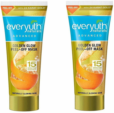 Everyuth Naturals Golden Glow Peel-Off Mask With 24K Gold, For instant Fairnes(50 g)