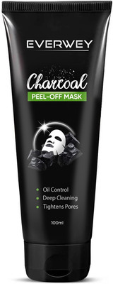 Everwey Charcoal Deep Cleansing Peel Off Face Mask(100 ml)