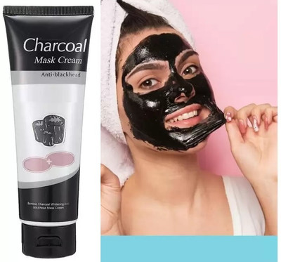 OLETSUN charcoal Face pack for skin types(130 g)