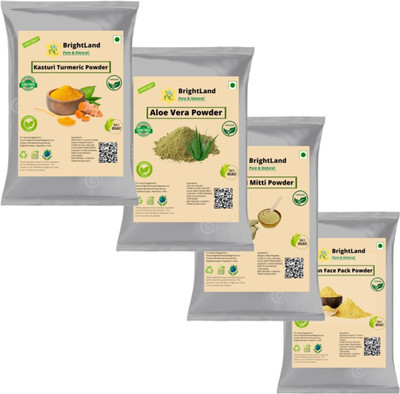 Brightland 50gmAlovera ,50gm haldi , 50gm multani ,50gm Ubtan(200 g)