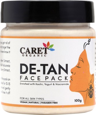 Caret Organic De-Tan For Tan Removal & Skin Repair Face Pack(500 g)