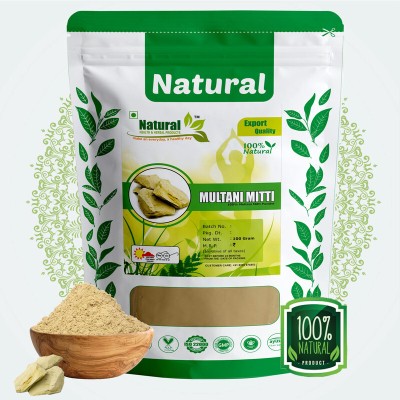 Natural Health and Herbal Products Acne Control Multani Mitti - Face Pack - Face Glow | Skin whitening, Anti ageing(100 g)