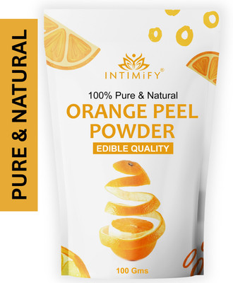 INTIMIFY Pure Orange Peel Powder For Skin and Face | Tan Removal | Acne And Pimpes |(100 g)