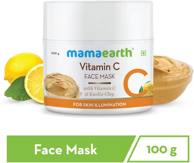 Mamaearth Vitamin C Face Mask for Skin Illuminitation With Vitamin C & Kaolin Clay(100 g)