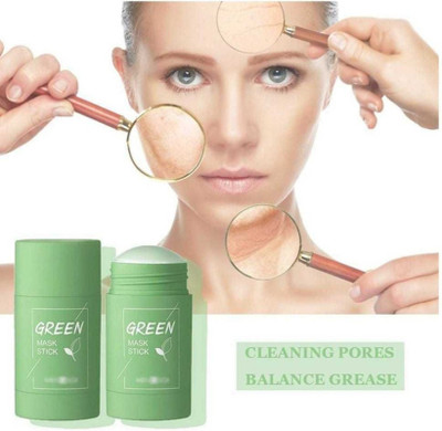 kHUDAt VF Green Tea Purifying Clay Stick Mask Oil Control Eggplant Cleaning Mask(Hanoi)(40 g)