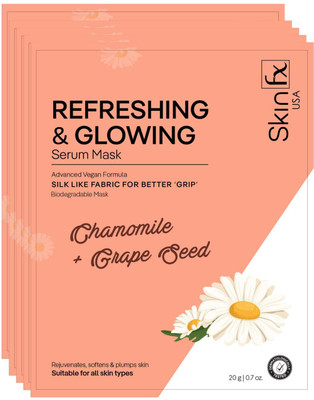 Skin FX Refreshing & Glowing Serum Mask Combo Pack(125 ml)