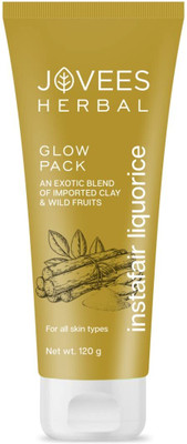 Jovees Herbal Insta Fair Glow Face Pack - Liquorice-120 gm(120 g)