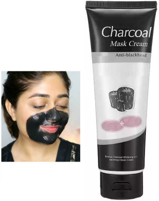 OLETSUN Charcoal Peel off Face Mask | Face Pack For Anti Pollution & Blackhead(130 g)