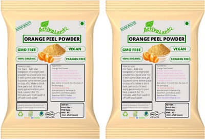 Activeland orange peel powder 150 gm each pack of 2 for Face(300 g)