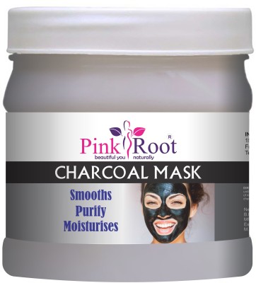 Pink Root Charcoal Mask Smooths Purify MOisturises 500gm(500 ml)