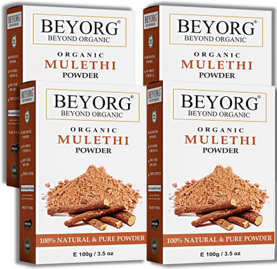 BEYORG Mulethi Powder For Anti-Acne, Radiance & Glow With No Added Harm Full Chemical(400 g)