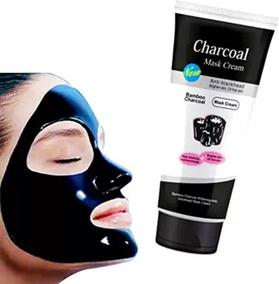 TUMR Activated Charcoal Peel Off Mask | Cleans-Pores, Removes Blackheads & De-tans Z1(100 g)