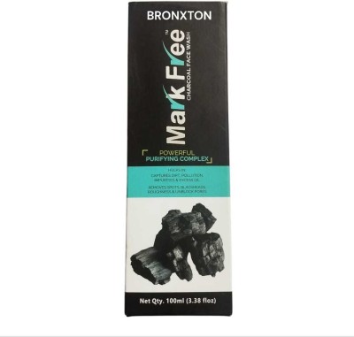 Bronxton ''Mark Free Charcoal face wash 100ml pack of 01 Face Wash(100 ml)