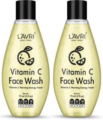 Lavri Skin Refreshing Vitamin C  75 ML Gentle Cleanser For All Skin Types Face Wash(150 ml)